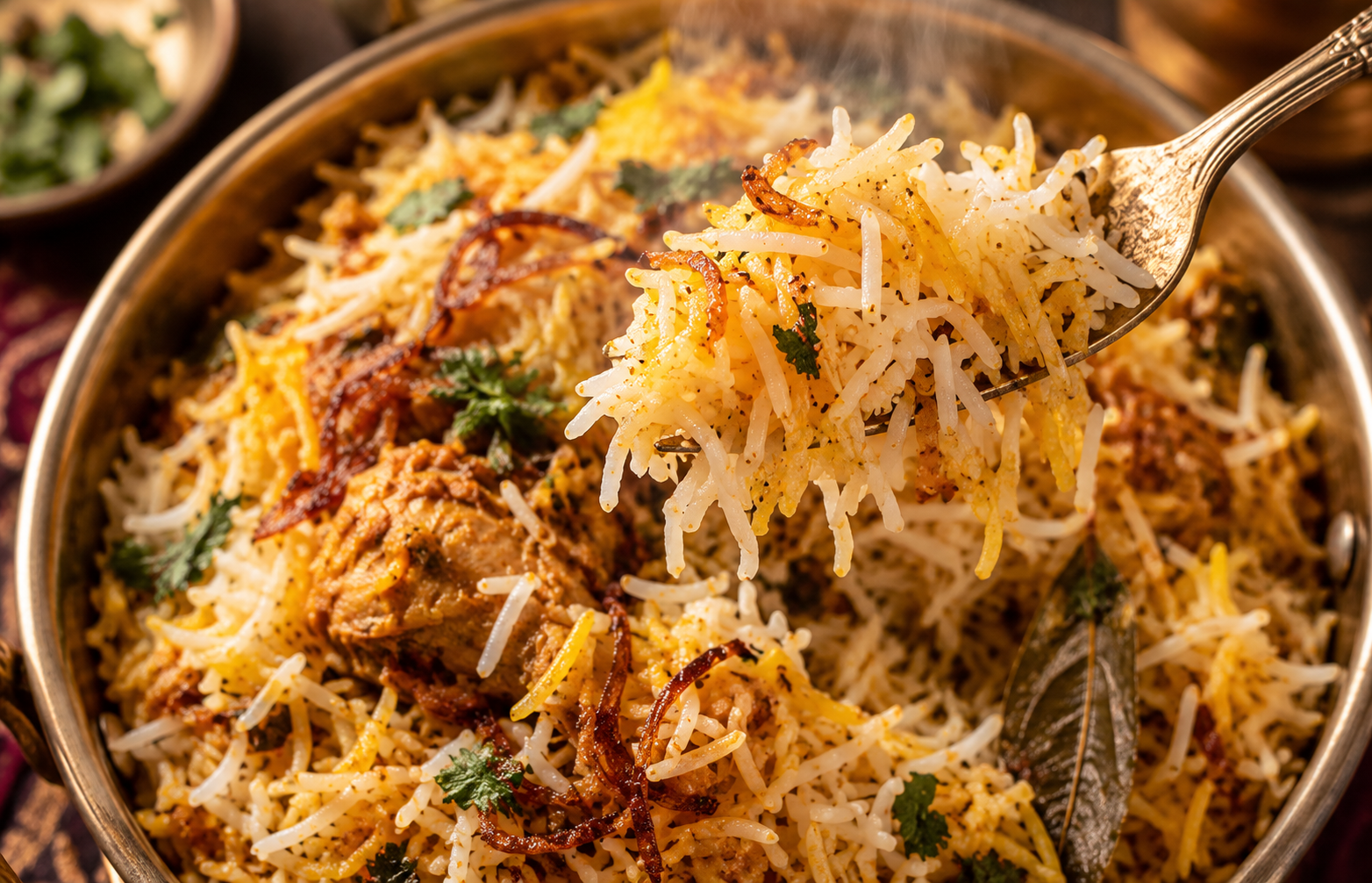 How to keep biryani rice separate