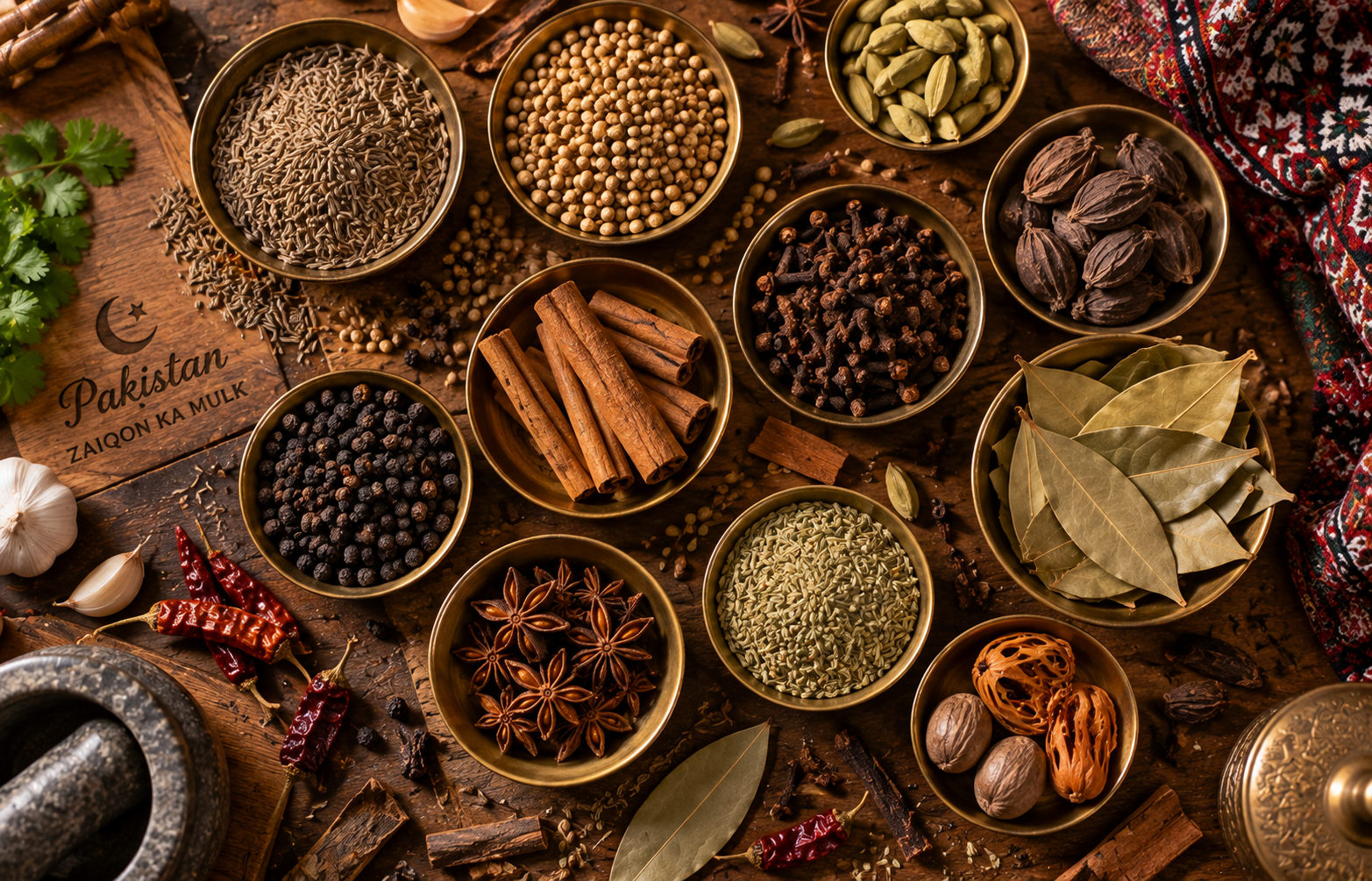 Pakistani whole spices explained