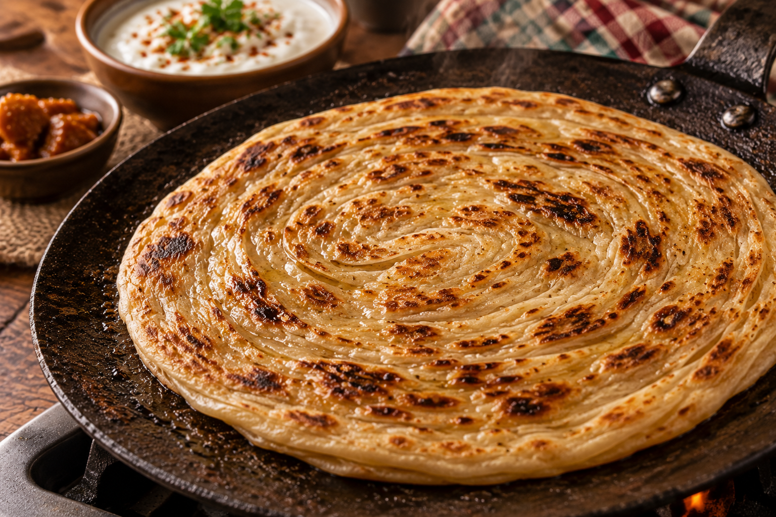 Fresh paratha