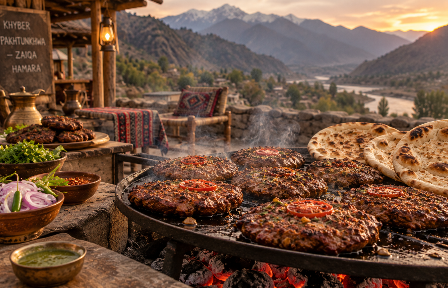 Khyber Pakhtunkhwa landscape and food culture