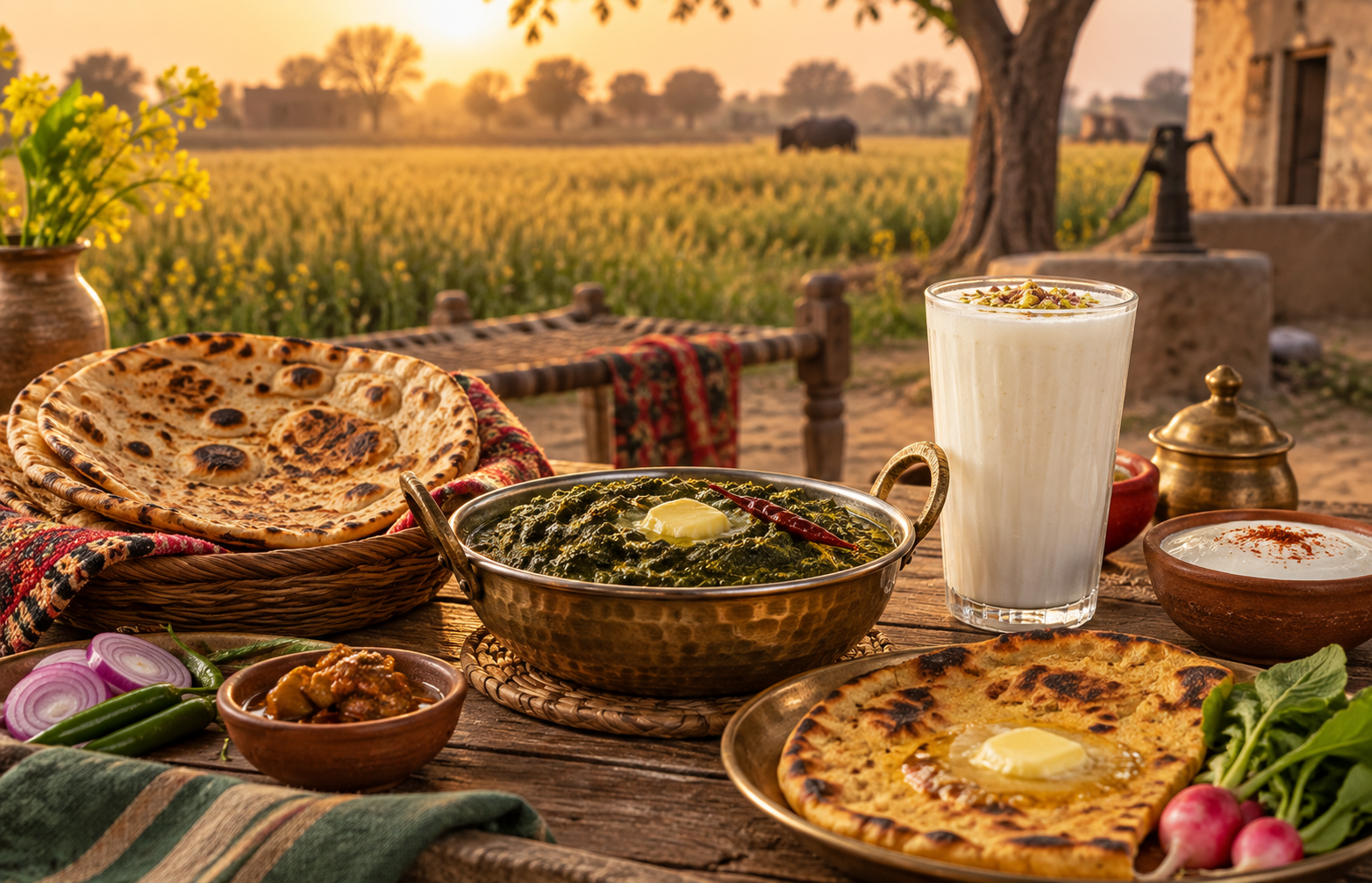 Punjab landscape and food culture